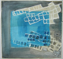 Mars (2000) : Acrylique sur Papier   53 x 57 cm.