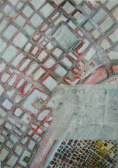 Schnee (2000) : Acrylique sur Papier   62 x 45 cm.