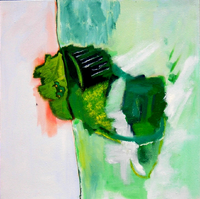 Sans Titre (2004) : Acrylique sur Toile   50 x 50 cm.