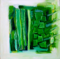 Sans Titre (2004) : Acrylique sur Toile   50 x 50 cm.