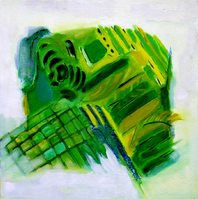 Sans Titre (2004) : Acrylique sur Toile   50 x 50 cm.