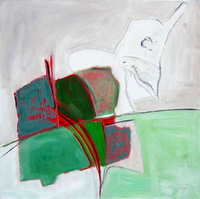 Sans Titre (2005) : Acrylique sur Toile   50 x 50 cm.