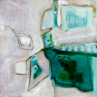 Sans Titre (2005) : Acrylique sur Toile   50 x 50 cm.