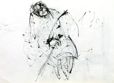 Sans Titre (1994) : Encre sur Papier   30 x 41 cm.