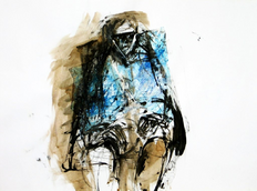 Sans Titre (1994) : Encre sur Papier   30 x 41 cm.