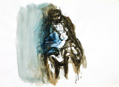 Sans Titre (1994) : Encre sur Papier   30 x 41 cm.