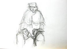 Sans Titre (1994) : Crayon sur Papier   30 x 41 cm.