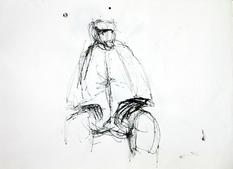Sans Titre (1994) : Encre sur Papier   30 x 41 cm.