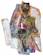 Narrow pass (2005) : Encre sur Papier   32 x 25 cm.