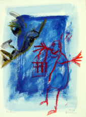 Reflet (2010) : Encre sur Papier   32 x 24 cm.